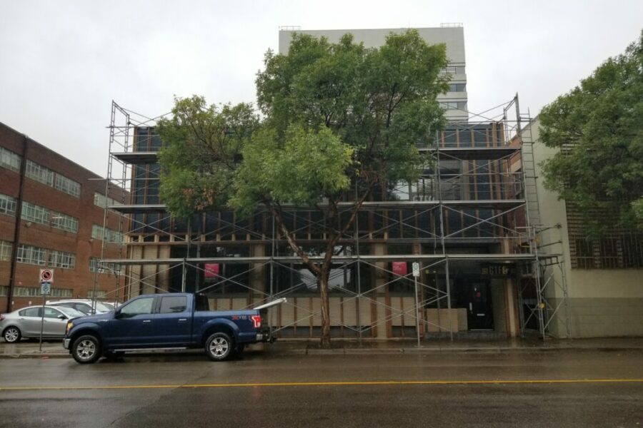 Commercial Facade Upgrade Construction
