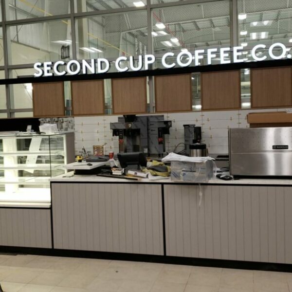 Second Cup Coffee Store Rebranding